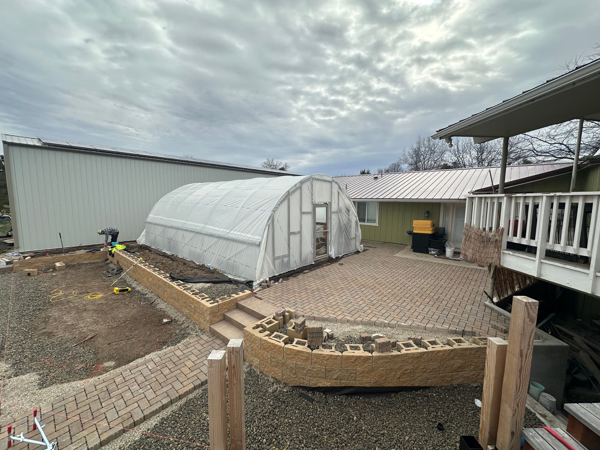 Gallery photos for Pathways and Patios Installation in Progress: Image #1