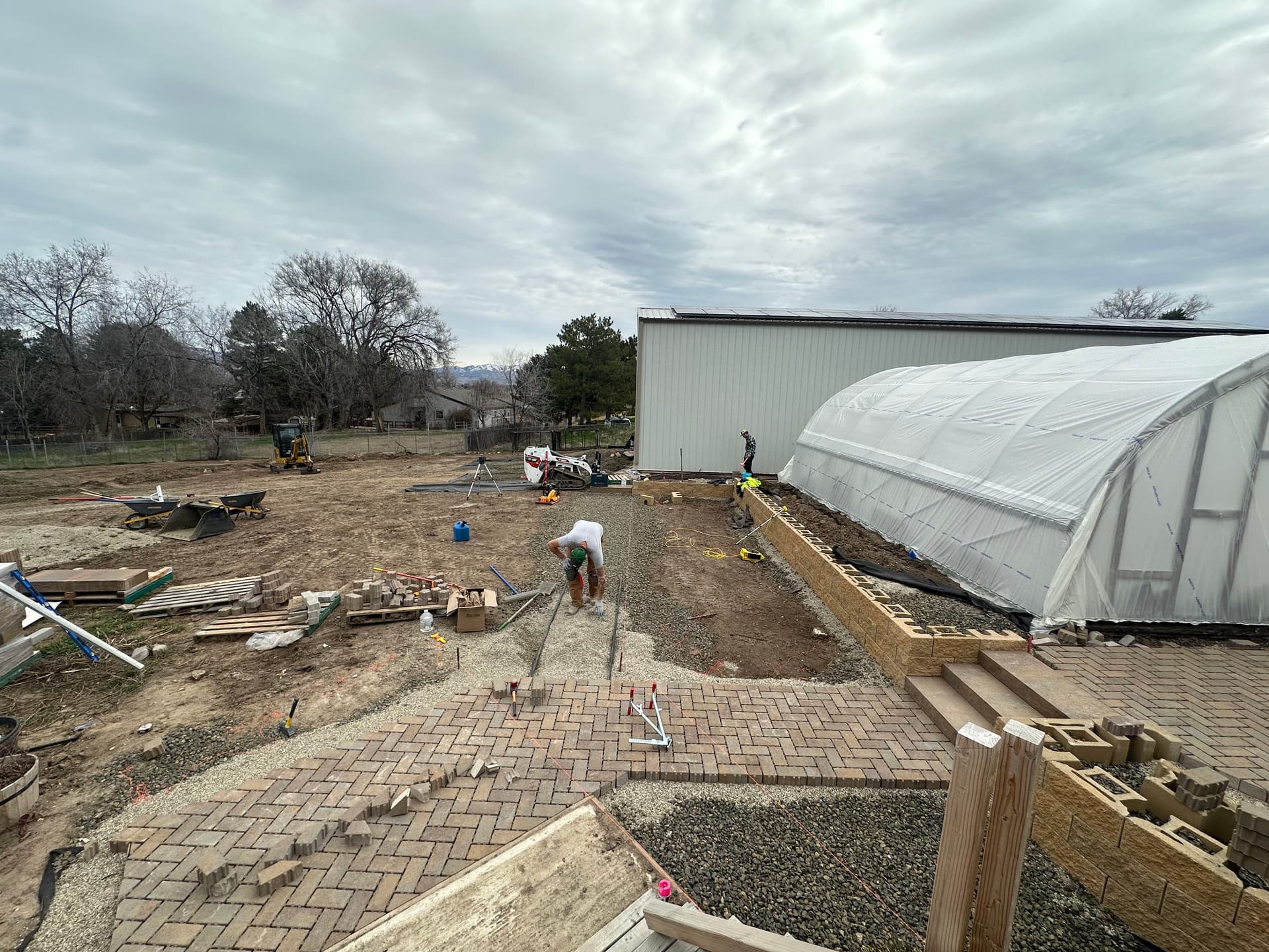 Pathways and Patios Installation in Progress image