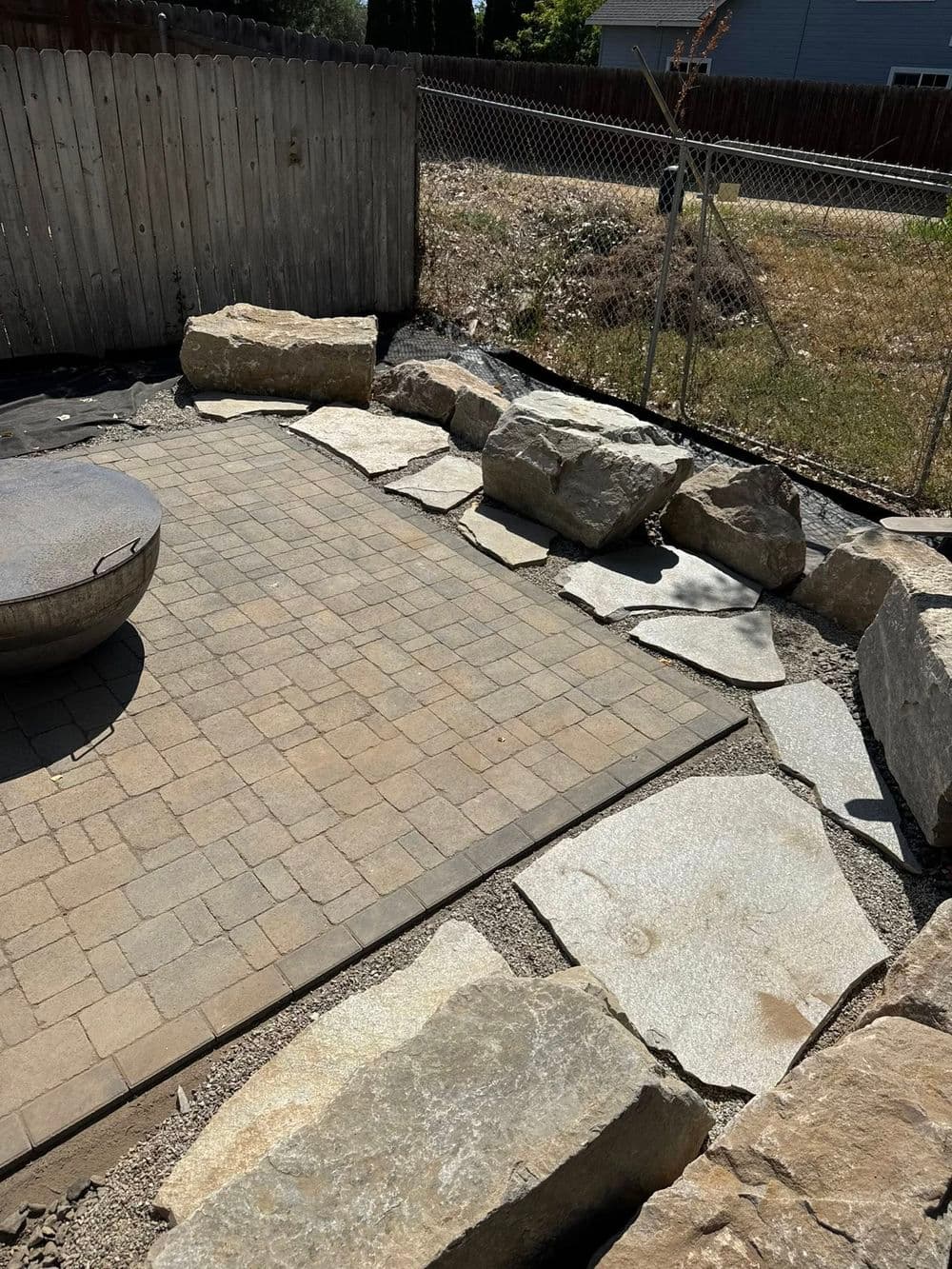 Backyard Patio Makeover in Nampa ID image