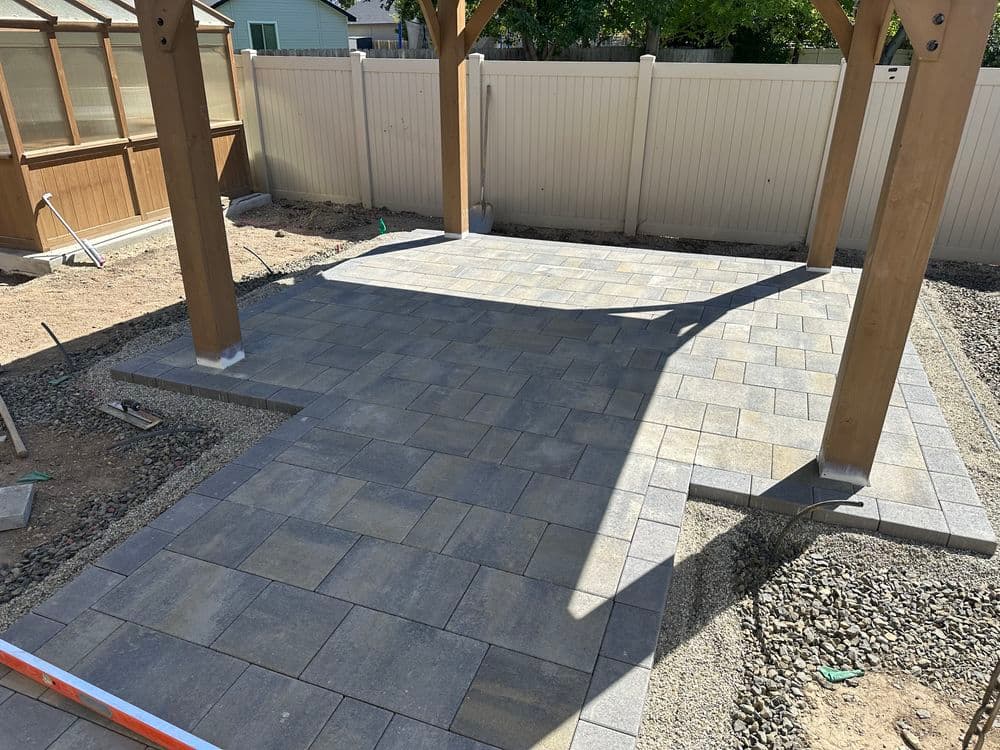 Gallery photos for Creating Backyard Bliss with Versatile Pavers and Pergolas: Image #1